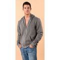 American Apparel Adult Salt-and-Pepper Zip Hoody Sweatshirt